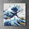 Coloray Uhr auf Leinwand 30x30 cm Wand Uhr Dekoration Produktbild-Vorschau 2