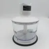 A white and clear blender attachment with blades is shown against a white background. Produktbild-Vorschau
