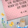 Mr. & Mrs. Panda Handtuch Einhorn Prinzessin - Rot Pastell Produktbild-Vorschau 3