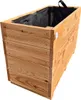 Hochbeet 80x36x52cm aus Lärche gebürstet mit Vlies und Produktbild-Vorschau 4