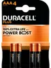 Duracell Plus, Einwegbatterie, AAA, Alkali, 1,5 V, 4 Produktbild-Vorschau 2