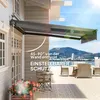 Outsunny Klemmmarkise mit Handkurbel Solar-Lichte Produktbild-Vorschau 6