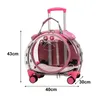 Trolley für Haustiere, klare Belüftungslöcher, leise Räder, Produktbild-Vorschau 4