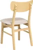BELIANI Esszimmerstuhl 2er Set Hellbeige Stoffbezug mit Produktbild-Vorschau 6