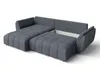 AX LIVING Canapé d'angle avec fonction sommeil Verciani L Voir les images du produit 8