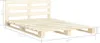 vidaXL Lit de palette en pin massif 200×200 cm Voir les images du produit 6