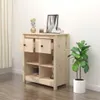 vidaXL Kredens 70x35x80 cm lite drewno sosnowe Podgląd zdjęcia produktu 1