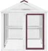 vidaXL Skříň pro volný výběh Mocha 141x94x104 cm Borovicový Náhled obrázku produktu 4