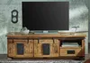 MASSIVMOEBEL24 | Meuble TV 160x45 Manguier laqué Bois Voir les images du produit 3
