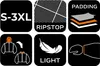 NEO TOOLS Giacca trapuntata Mix&Match con cappuccio - Anteprima dell’immagine prodotto 3