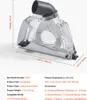 A product shot of a cutting dust shroud with dimensions and specifications overlaid. Podgląd zdjęcia produktu