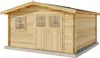Alpholz Gartenhaus Set Valeria-28 Naturbelassen 428x427cm Produktbild-Vorschau 5
