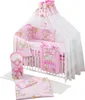 Babybettwäsche Komplettset 18 Teilig ohne Bett für Bettchen Produktbild-Vorschau 1