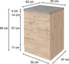 Held Möbel Unterschrank mit Drehtür Sorrento BxTxH 50 x 60 Produktbild-Vorschau 13