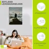 ARTland Leinwandbild Der Wanderer über dem Nebelmeer. Um Produktbild-Vorschau 3