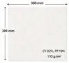 20 Stück Allzwecktücher 38x38 cm Vliestücher in Weiß 1/4 Produktbild-Vorschau 2