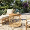 Outsunny bijzettafel, diameter 50 cm, weerbestendig, Productafbeelding-voorbeeld 2
