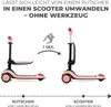 Demonstration of how a ride-on toy converts into a scooter. Produktbild-Vorschau