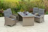Merxx Gartenmöbelset "Atrani" 5tlg. - Aluminiumgestell mit Produktbild-Vorschau 1