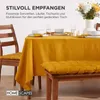 HOMESCAPES 3er polštář na lavici žlutý 100% bavlna Náhled obrázku produktu 7