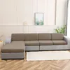 Sofa Überzug Jacquard Kariert für Chaiselongue, Sofa Bezug Produktbild-Vorschau 5