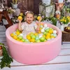 KiddyMoon plastikowe piłeczki 7cm biały-mięta-jasny Podgląd zdjęcia produktu 3