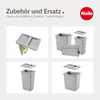Hailo Inneneimer 1122239 hellgrau 20 Liter 320 x 226 x 362 Produktbild-Vorschau 3