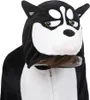 Piżama Onesie Kigurumi Kostium Przebranie Czarny Husky Podgląd zdjęcia produktu 2