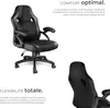 Chaise gamer BENNY - noir Voir les images du produit 3
