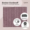 Lycce Bankauflage Klemmkissen 1 lišta Cordstoff extra Náhled obrázku produktu 11