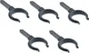 5x Ruderdolle Rudergabel für Ø 51mm Ruder, aus Kunststoff Produktbild-Vorschau 1