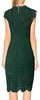 MEROKEETY Damen-Cocktailkleid, ärmellos, mit Spitze, Produktbild-Vorschau 4