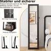 COSTWAY Armoire à bijoux, armoire à glace avec miroir Voir les images du produit 7
