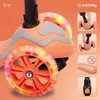 Kinder Roller Kinderscooter Dreiradscooter mit LED Räder Produktbild-Vorschau 9