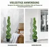 Vevor 2 Szt. Sztuczna Wieża Z Bukszpanu Spirala 122 Cm Podgląd zdjęcia produktu 6
