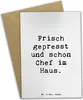 Mr. & Mrs. Panda Grußkarte Spruch Baby Chef - Weiß - Produktbild-Vorschau 1