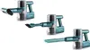 Three different configurations of a cordless vacuum cleaner are shown against a white background. Produktbild-Vorschau