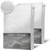 Two white packaged fitted sheets are shown against a white background. Produktbild-Vorschau