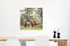MuchoWow® Poster Pferde - Wald - Nebel 50x50 cm - Produktbild-Vorschau 5