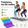 Zestaw 3 taśm fitness – taśma gimnastyczna i taśma oporowa Podgląd zdjęcia produktu 9