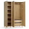 Kinderzimmer Babyzimmer komplett MAYA Set B Eiche geölt Produktbild-Vorschau 4