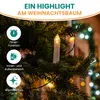 LED Baum-Lichterkette 25 m mit 50 warmweißen Kerzen Clips & Produktbild-Vorschau 4