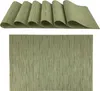 Platzmatten 6er Set, Tischset gewebt 45x30 cm grün, Produktbild-Vorschau 8