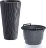 Kvetináč Prosperplast SANDY SLIM antracit 29,7 cm Náhľad obrázku produktu 15