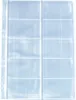 A clear plastic sheet protector with multiple pockets for cards. Anteprima dell’immagine prodotto