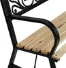 Záhradná lavica s operadlom 122 x 88,5 x 55,5 cm Pohovka Náhľad obrázku produktu 5