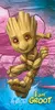 Jerry Fabrics Plážová osuška 70x140 Groot "I am groot" Náhled obrázku produktu 1