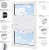 Mardom | Plissee Ohne Bohren - 50 x 120 cm - Weiß - Produktbild-Vorschau 2