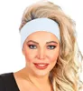Weißes Stirnband Neon-Disko-Stil UV-leuchtend Universal für Produktbild-Vorschau 4