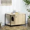 PawHut Katzenschrank für Katzentoilette, Katzenhaus mit Produktbild-Vorschau 2
